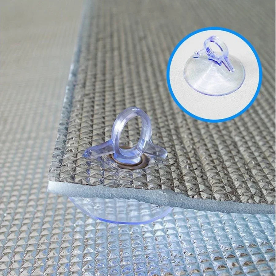 Window Sunshade Film, Household Sunshade Protective Pad, Aluminum Foil Insulating Film, Anti-UV Sun Protection Film for Sunroom