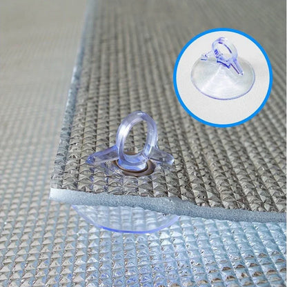 Window Sunshade Film, Household Sunshade Protective Pad, Aluminum Foil Insulating Film, Anti-UV Sun Protection Film for Sunroom