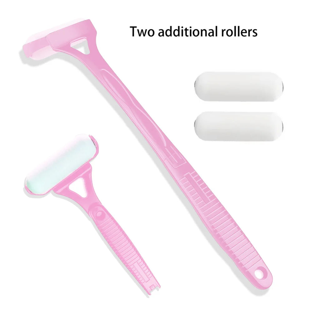 Aplicador de Loción y Protector Solar para Espalda – Mango Largo Plegable con 2 Cabezales