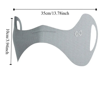 Summer Elastic Ice Silk Mask, UV Protection, Thin Eye Patches, Solid Color Sun Protection Veil, Riding Golf Face Mask