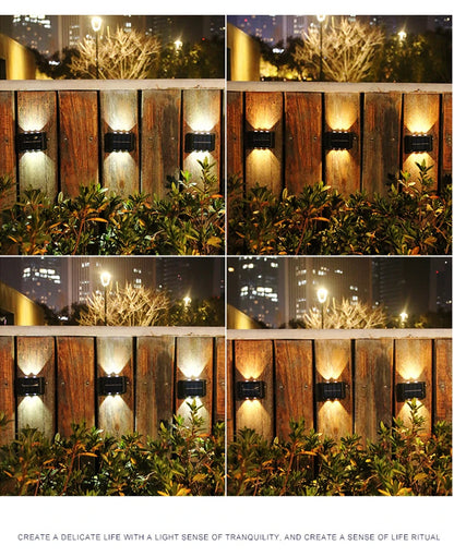Outdoor Solar LED Light, Solar Lighting Sensor Lamp, Street Lights, Outdoor Garden Decoration, Garland, Waterproof Solar Collector