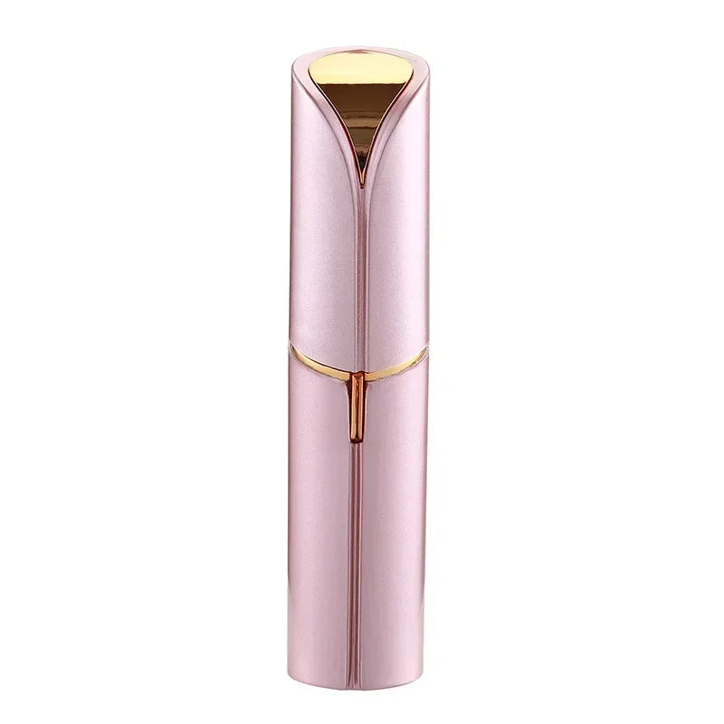 Depiladora eléctrica portátil en forma de lápiz labial para mujer, depilación Facial indolora y efectiva, herramienta de afeitadora para el hogar