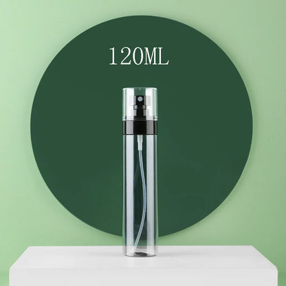 Botella pulverizadora esterilizada con Alcohol, dispensador de tóner para cosméticos, botella vacía con pulverizador en movimiento, portátil, para viaje, 30/60/80/100/120ml