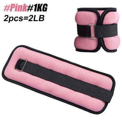 1 Pair Ankle and Wrist Weights (0.25kg/0.5kg each pack) for Women and Men, New Leg and Arm Weights Set with Adjustable Straps for Exercise