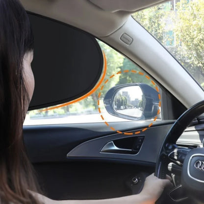 New Electrostatic Sun Visor for Car Side Window, 4-Layer Sunshade Curtains, Anti-Glare, UV Blocker, Internal Car Blocker, 99.9% UV