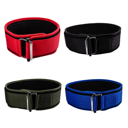 Cinturón de Levantamiento de Pesas con Hebilla Autoblocante – Nailon Ajustable, Soporte Lumbar | dayselect KD517