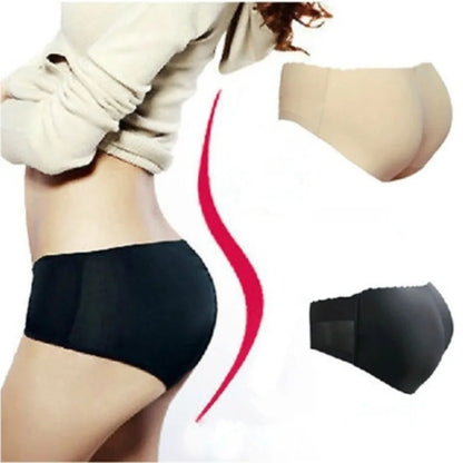 Women's Underwear, Slimming Lingerie, Tummy Control, Body Shaper, Fake Butt, Butt Lifter Panties, Sponge Padded Butt Enhancer Panties for Women