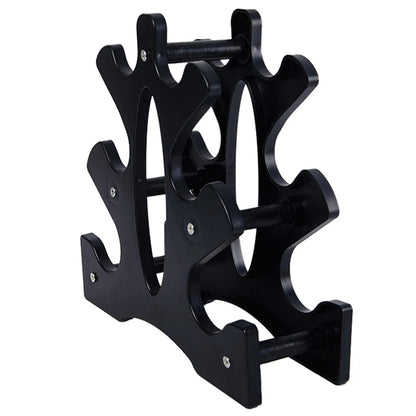 Soporte de Almacenamiento para Mancuernas de 3 Niveles, Soporte Multicapa para Mancuernas, Soporte para Pesas para el Hogar, Oficina o Gimnasio