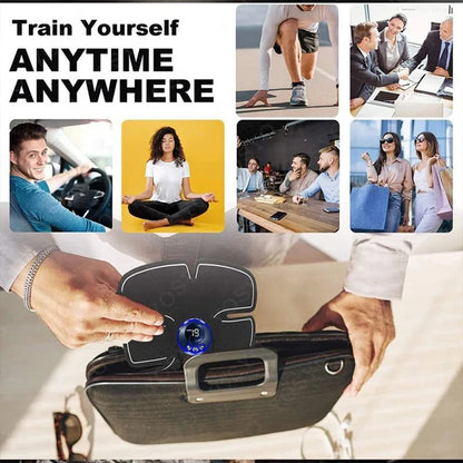 Abdominal Muscle Stimulator Fitness ABS Arm Training Patches Muscle Exercise Instrument USB Charging Home Men Women