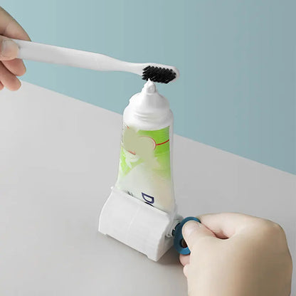 Tubo de pasta de dientes exprimidor con Clip limpiador Facial prensa Manual exprimidor de pasta de dientes compañero suministros de baño multifuncionales