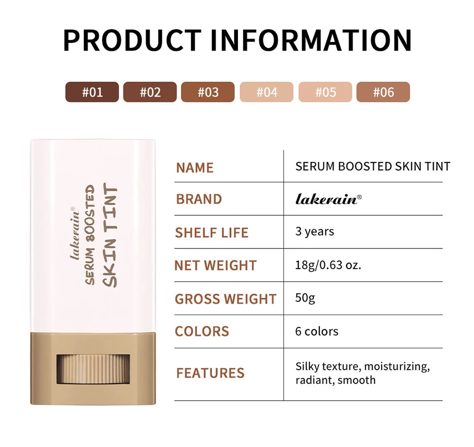 New Serum Balm, skin tint boosted, silky texture, hydrating coverage, plumping, even skin tone, best stick foundation, travel makeup