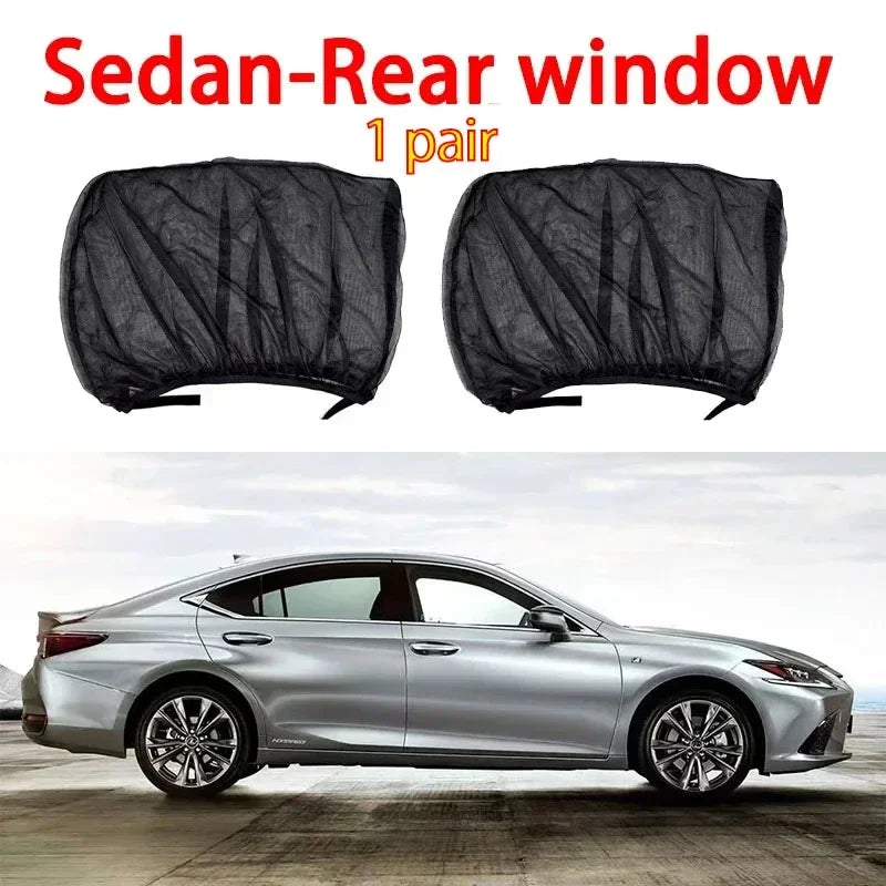 Parasol para Ventana de Auto | Mosquitera UV Premium | Set de 2 o 4 Uds. para Sedán y SUV