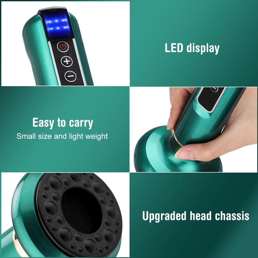 Smart Suction Medical Cupping Set, Beauty Massager, Glass Jars, Anti-Cellulite Cupping, Vacuum Slimming Guasha Massage
