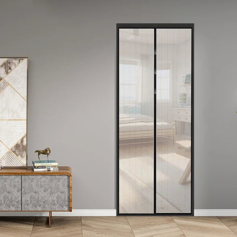 Window mosquito net, self-closing magnetic screen door, home ventilation curtains