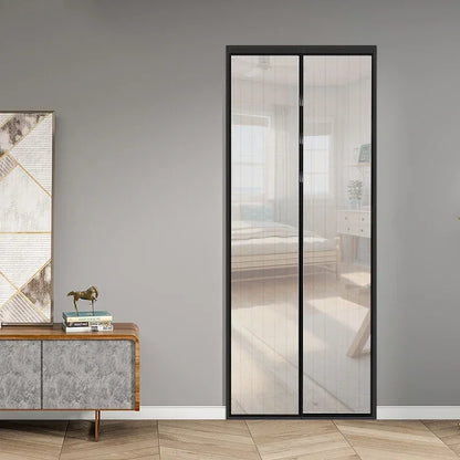 Window mosquito net, self-closing magnetic screen door, home ventilation curtains