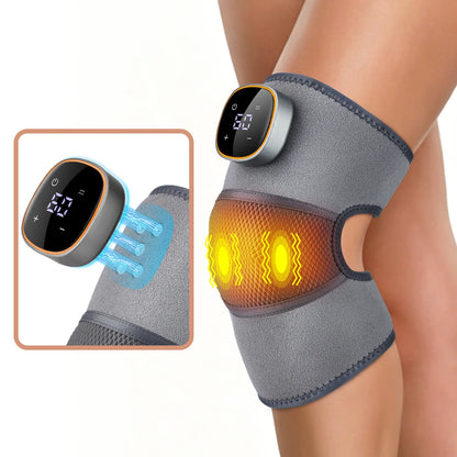 Masajeador de Rodilla 3 en 1 con Calefacción | Vibración Térmica para Rodilla, Codo y Hombro