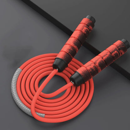 Cuerda para saltar, Crossfit, boxeo, cuerda para saltar pesada, asas de agarre de espuma para entrenamiento físico, entrenamiento de fuerza de resistencia