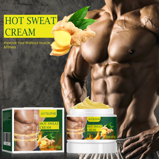 Massage Cream for Men for Body Care, Warming Sensation, Post-Workout Recovery, Skin Hydration, Firming Routine, Non-Greasy, 50g