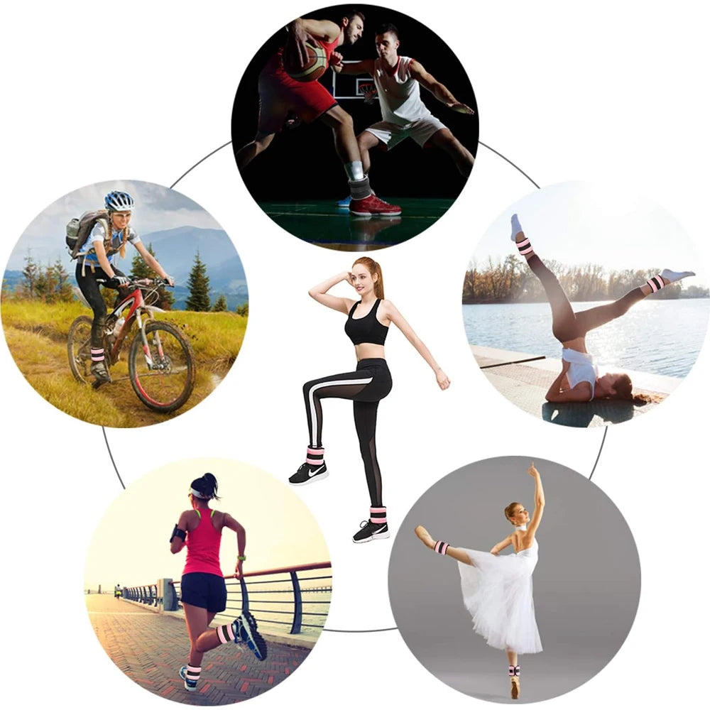 1 Pair Ankle and Wrist Weights (0.25kg/0.5kg each pack) for Women and Men, New Leg and Arm Weights Set with Adjustable Straps for Exercise