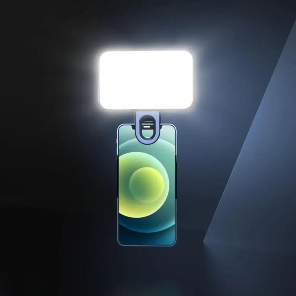 Mini Portable Selfie Fill Light, Rechargeable, 3 Adjustable Brightness Modes, Mobile Phone Clip, Makeup, Computer Fill Light