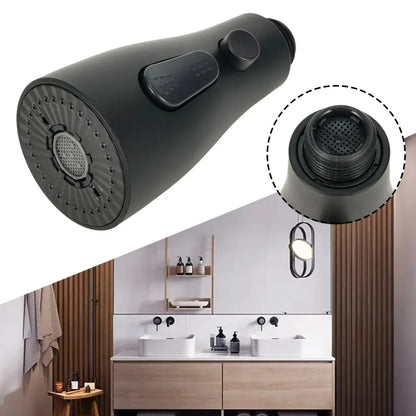 Boquilla rociadora para grifo extraíble de cocina, conexión de 1/2 ", 3 modos, ABS, ahorro de agua, lavabo de baño, cabezal rociador de ducha