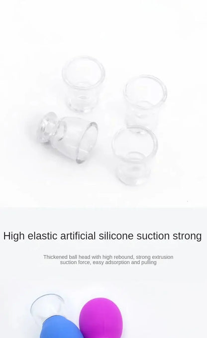 Taza de masaje con ventosas de silicona para el cuerpo, cara, cuello, masajeador de ojos, tanque de vacío, cuidado Facial corporal, herramienta de belleza antienvejecimiento