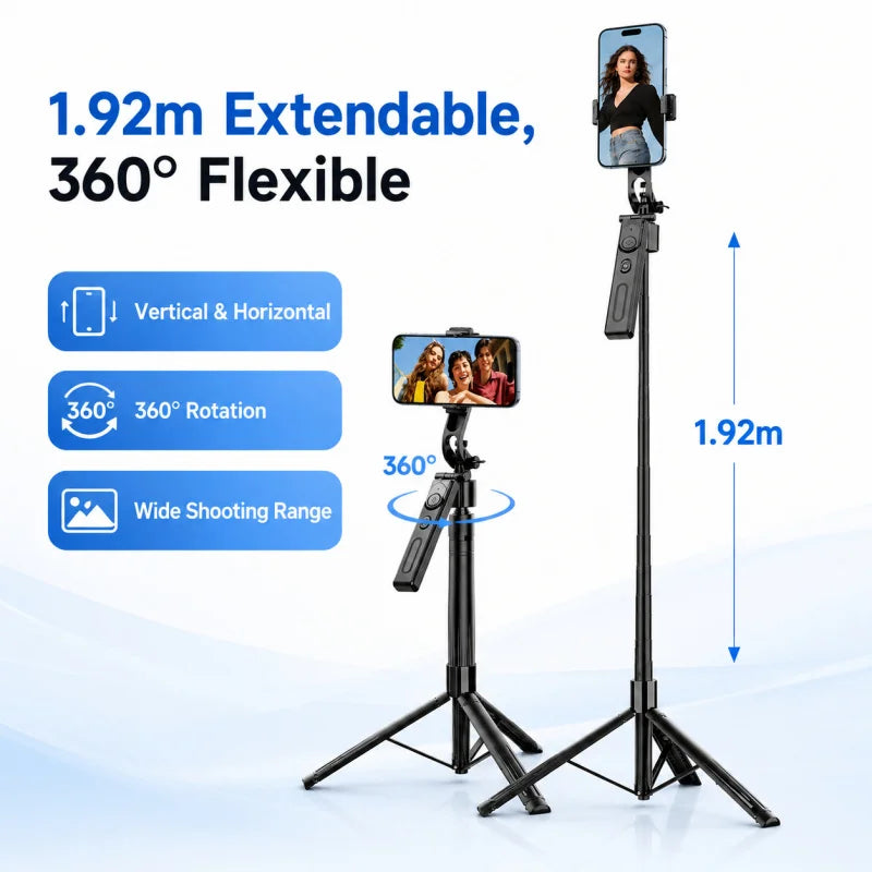 Gimbal para Teléfono con IA | Trípode Bluetooth