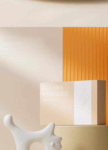 Tabla de masaje Gua Sha para mantenimiento Facial, placa de raspado de cuerpo completo portátil sin estática resinosa para mujeres y adultos, novedad de 2024