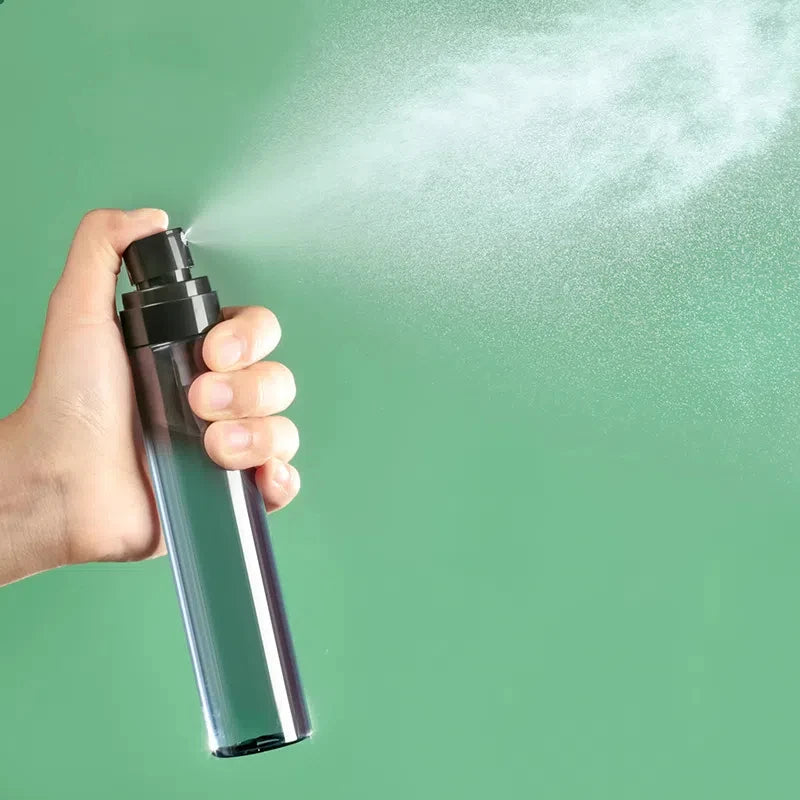 Botella pulverizadora esterilizada con Alcohol, dispensador de tóner para cosméticos, botella vacía con pulverizador en movimiento, portátil, para viaje, 30/60/80/100/120ml