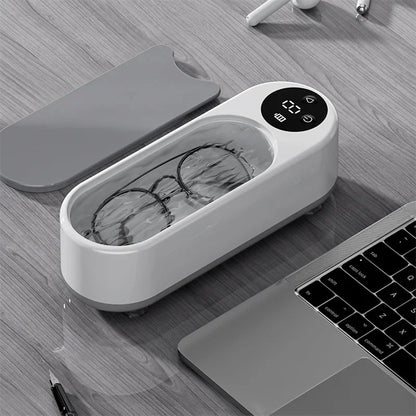 Portable Household Cleaning Machine, 450ml Ultrasonic Cleaner, Jewelry Cleaning Machine for Rings, Glasses, Makeup Brushes