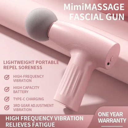 Mini Pistola de Masaje Muscular – Tejido Profundo y Fascia