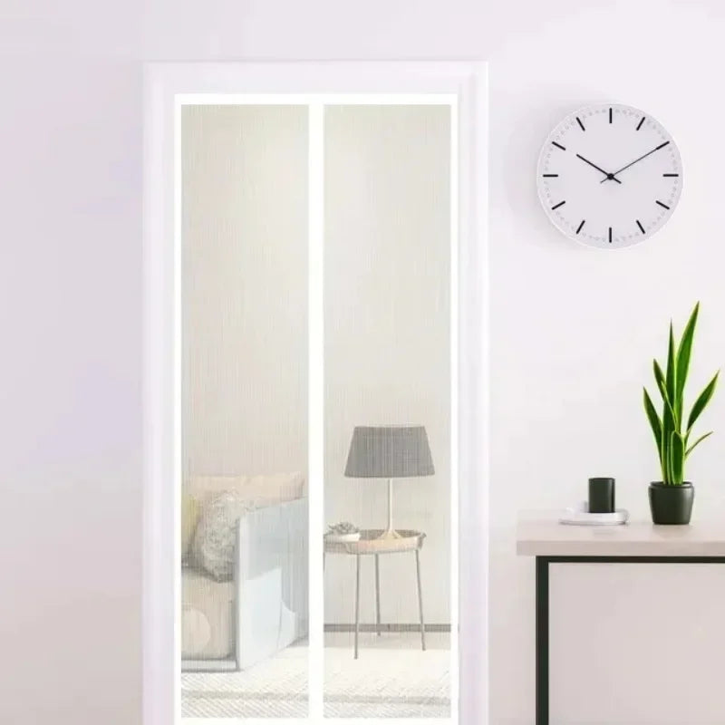 Window mosquito net, self-closing magnetic screen door, home ventilation curtains
