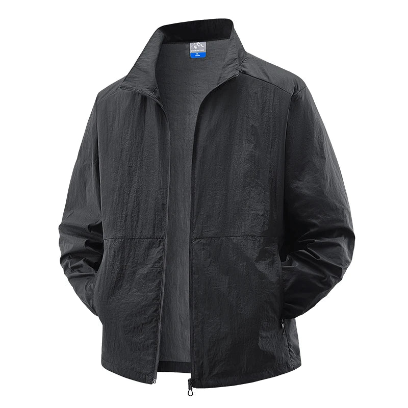 Chaqueta UV UPF50+ para Hombre Tallas Grandes – Cortavientos Ligero de Verano M-8XL