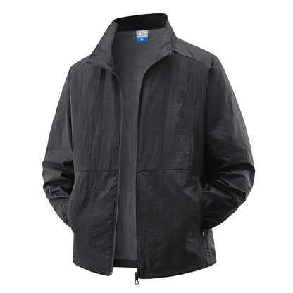 Chaqueta UV UPF50+ para Hombre Tallas Grandes – Cortavientos Ligero de Verano M-8XL