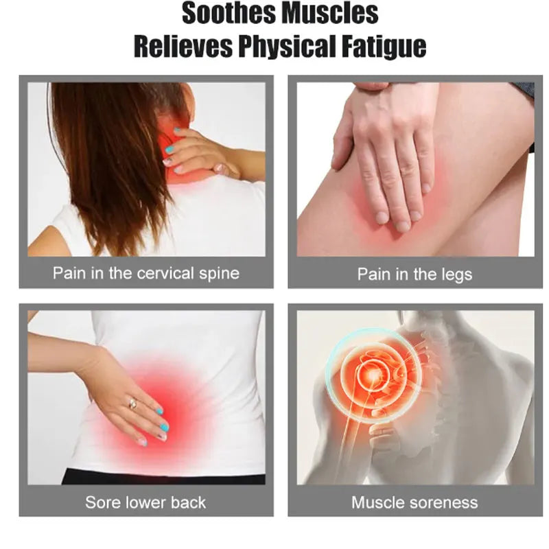 Mini Electric EMS Massager, Acupressure Patch for Neck, Stimulator, Pain Relief, Relaxation, Skin Filling and Relaxation