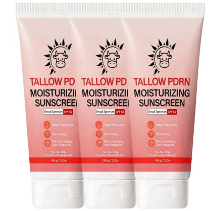 Broad Spectrum Sunscreen SPF 50 - Infused with Salmon PDRN, Non-Irritating, Moisturizing with Collagen for Sensitive Skin