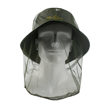 1 unidad de malla Ultra grande y larga con agujeros Extra finos, mosquitera suave y duradera, mosquitera Premium, Protector facial para cabeza de insecto, gorra para acampar