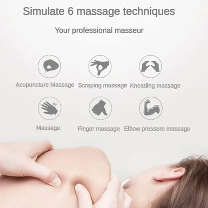 Mini Electric EMS Massager, Acupressure Patch for Neck, Stimulator, Pain Relief, Relaxation, Skin Filling and Relaxation