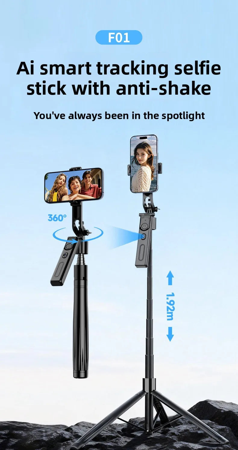 Gimbal para Teléfono con IA | Trípode Bluetooth