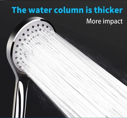 Pressurized Handheld Shower Head Set for Bathroom, Shower Nozzle, Large Water Outlet, 5 Modes, Universal Fit, Water Saving