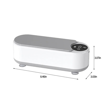 Portable Household Cleaning Machine, 450ml Ultrasonic Cleaner, Jewelry Cleaning Machine for Rings, Glasses, Makeup Brushes
