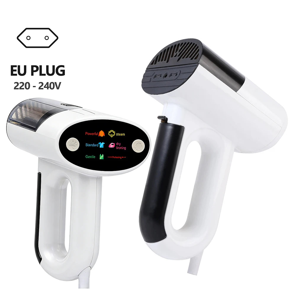 Vaporizador de Ropa Portátil 2 en 1 | Vapor y Seco 1000 W
