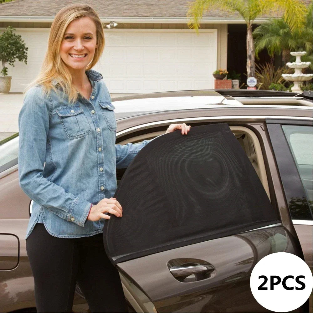 Parasol para Ventana de Auto | Mosquitera UV Premium | Set de 2 o 4 Uds. para Sedán y SUV