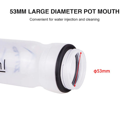 Botella de agua para bicicleta MTB, hervidor portátil, accesorio para bebidas, ciclismo, senderismo, montaña, botella de agua PP para deportes al aire libre