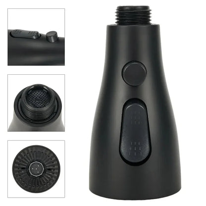 Boquilla rociadora para grifo extraíble de cocina, conexión de 1/2 ", 3 modos, ABS, ahorro de agua, lavabo de baño, cabezal rociador de ducha