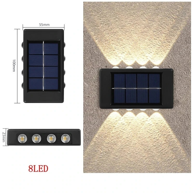 Outdoor Solar LED Light, Solar Lighting Sensor Lamp, Street Lights, Outdoor Garden Decoration, Garland, Waterproof Solar Collector
