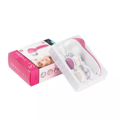 5-in-1 Electric Facial Cleanser, Facial Cleansing Brush, Washing Machine, Spa, Skincare, Massager, Blackheads, Facial Cleansing Tools