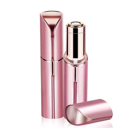 Depiladora eléctrica portátil en forma de lápiz labial para mujer, depilación Facial indolora y efectiva, herramienta de afeitadora para el hogar