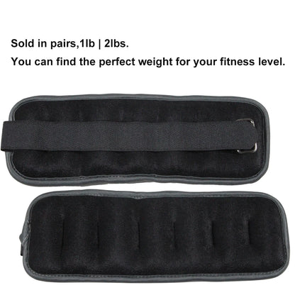 1 Pair Ankle and Wrist Weights (0.25kg/0.5kg each pack) for Women and Men, New Leg and Arm Weights Set with Adjustable Straps for Exercise