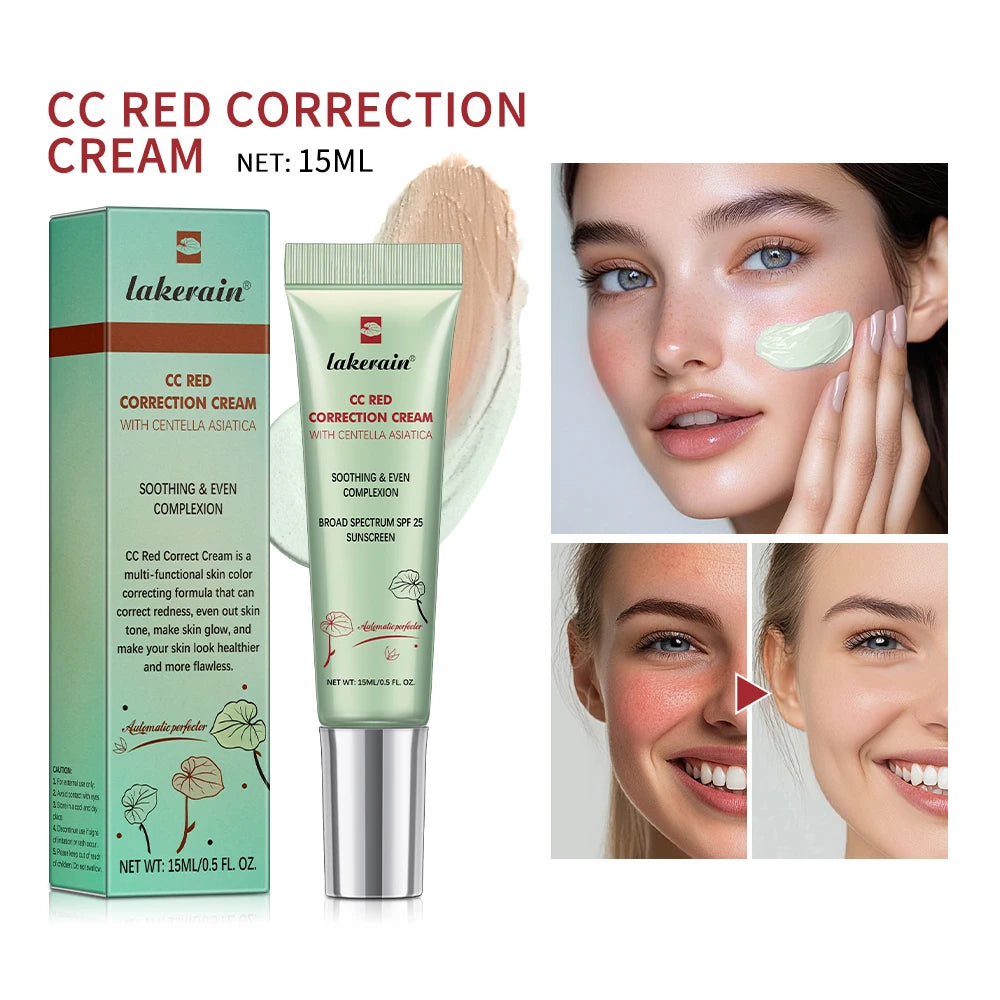 Crema de Base líquida que cambia de Color, Centella Coreana de alta cobertura, 3 piezas, CC